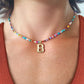 💜DERNIER JOUR DE LA PROMOTION - 50 % DE RÉDUCTION💜 Collier à lettres en perles pour femmes🔤A-