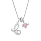 💖Dernier jour : 50 % de réduction ✨ Collier avec pendentif lettre de A à Z et trois breloques🎀