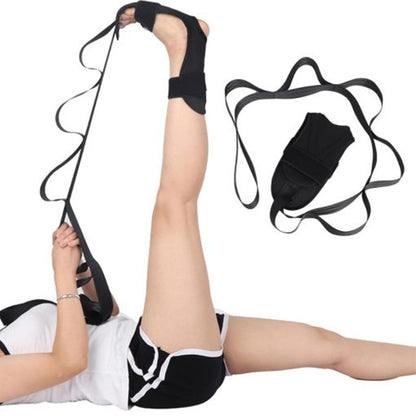 Sangle multifonctionnelle d'étirement pour les pieds et les jambes - Entraînement