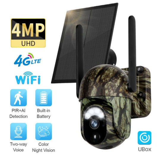 🔥🎥 Caméra de surveillance solaire 4G CB114S ✅ Vue en direct 2K HD, couverture à 360°, sans Wi-Fi ✅ Commande à distance par application, étanche, détection de mouvement, vision nocturne ✅ Idéale pour l’extérieur