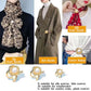 ✨ Boucle élégante pour manteau et écharpe (Remise 50%) – L’élégance au bout des doigts !
