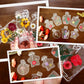 Lot de 20 marque-pages transparents avec fleurs séchées - Marque-pages à faire soi-même pour offrir en cadeau