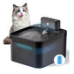 Fontaine automatique pour chats 2,2 L Fontaine à boire pour animaux domestiques fonctionnant sur piles, avec capteur de mouvement, conception sans fil et silencieuse pour chiens et chats #TOP-SÉLECTION