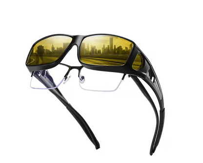 🕶️50% DE RÉDUCTION MAINTENANT🎅Lunettes de Conduite Nuit - Verres Polarisés & Anti-Reflets, Vision Claire et Sécurisée pour la Nuit ✨