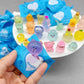 Blind Bag Mini figurines animales lumineuses en résine - 10PCS/Set