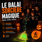 🧙🛒 -50% ! 🎃Décoration de Balai de Sorcière Électrique pour Halloween – Lumière Verte, Effet Magique & Ambiance Festive.