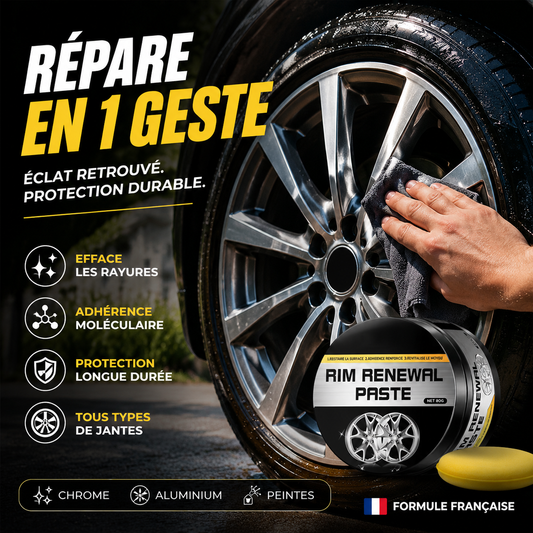 -50% Aujourd’hui 🚗✨ Pâte Nettoyante et Réparatrice pour Jantes