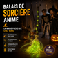 🧙🛒 -50% ! 🎃Décoration de Balai de Sorcière Électrique pour Halloween – Lumière Verte, Effet Magique & Ambiance Festive.