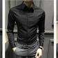 Chemise boutonnée infroissable pour hommes