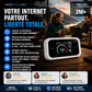 Point d'accès Wi-Fi de poche compatible avec tous les réseaux