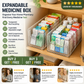 🔥 Rangement télescopique transparent pour médicaments — Extensible, idéal pour une armoire à pharmacie bien rangée 💊🗄️