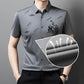 Chemise d'affaires à manches courtes et à boutons pour hommes