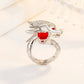 🐉 Dragon de luxe : Bague sertie de diamants !