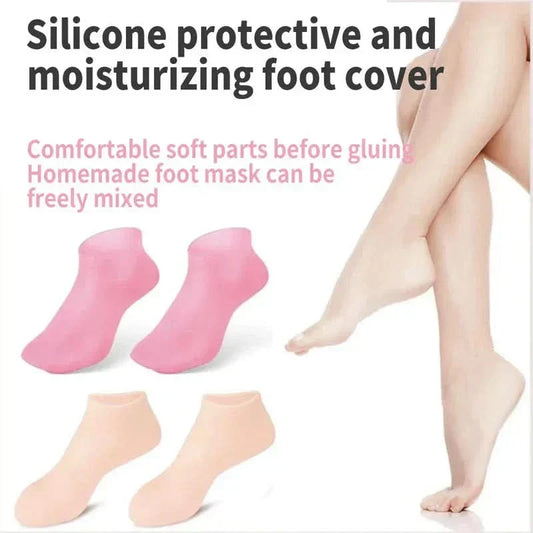 Masque hydratant pour les pieds, chaussettes exfoliantes en silicone, chaussettes de protection pour la plage
