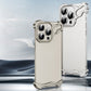 🔥🔥🔥Coque de Téléphone Anti-chute avec Coin en Métal en Forme Spéciale pour iPhone (Film de Protection Gratuit pour La Lentille)🔥🔥🔥