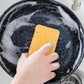 Eponge de cuisine en fibre pour la vaisselle et les casseroles