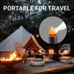 Briquet USB portable pour voiture, résistant au vent, pour l'extérieur