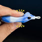 Leurre de pêche en forme de grenouille en silicone avec double hameçon