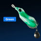 Leurre de pêche en forme de grenouille en silicone avec double hameçon