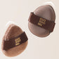 Houpette de Maquillage à Double Usage pour Une Couverture Complète