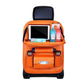 Siège arrière de voiture Organiseur en cuir Sac de rangement avec tablette pliable