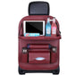 Siège arrière de voiture Organiseur en cuir Sac de rangement avec tablette pliable
