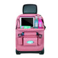Siège arrière de voiture Organiseur en cuir Sac de rangement avec tablette pliable