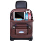 Siège arrière de voiture Organiseur en cuir Sac de rangement avec tablette pliable