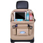 Siège arrière de voiture Organiseur en cuir Sac de rangement avec tablette pliable