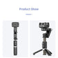 Stabilisateur à cardan pliable à 3 axes et rotatif à 360° pour l'enregistrement sur smartphone
