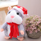 🎉01 JOUR RESTANT – 50% DE RÉDUCTION !!🎁🐹 Hamster Parlant : Répète Ce Que Vous Dites, Hochement de Tête Automatique, Peluche Douce