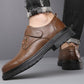Chaussures Rétro Respirantes en PU Cuir à Semelle Souple pour Hommes