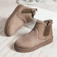 2024 Bottes de cheville à semelles épaisses et chaudes