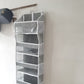🏠 PROMO LIMITÉE -50% ! 📦 Organisateur Suspendu 5 Étagères Grande Capacité – Poches Maille, Flexible & Tissu Résistant Durable 🌿