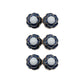 Boucles de Taille Détachables en Forme de Camélia pour Jeans Amples
