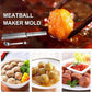 Kit d'outils en acier inoxydable pour la fabrication de boulettes de viande à double tête