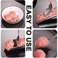 Kit d'outils en acier inoxydable pour la fabrication de boulettes de viande à double tête