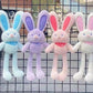 Tirez le lapin porte-clés