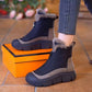 Bottes de neige imperméables et chaudes à fermeture éclair pour femmes