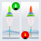 Ensemble de Flotteurs de Pêche Électroniques Lumineuses Changeantes de Couleur pour La Nuit