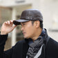 Casquette de baseball plate en cuir PU chaud