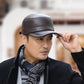 Casquette de baseball plate en cuir PU chaud