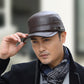 Casquette de baseball plate en cuir PU chaud