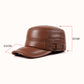 Casquette de baseball plate en cuir PU chaud