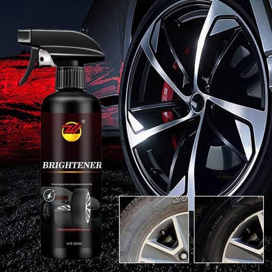 Spray lustrant longue durée pour pneus de voiture, résistant à l'eau