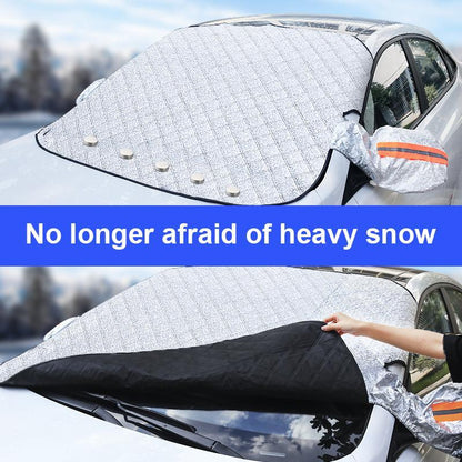 🚗❄️ PROMO FLASH : 50% DE RÉDUCTION ! Bâche Pare-Brise 2-en-1 Anti-Givre & Pare-Soleil – Réversible Hiver/Été & Fixation Antivol for une Protection 4 Saisons ✨