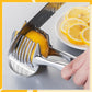 🍋50 % DE RÉDUCTION EN CE MOMENT ! Outil de découpe créatif pour la cuisine, coupe-légumes manuel en alliage d'aluminium de qualité alimentaire, support de découpe rapide pour citrons, tomates, oignons et fruits et légumes tendres