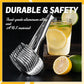 🍋50 % DE RÉDUCTION EN CE MOMENT ! Outil de découpe créatif pour la cuisine, coupe-légumes manuel en alliage d'aluminium de qualité alimentaire, support de découpe rapide pour citrons, tomates, oignons et fruits et légumes tendres