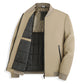 Veste d'Hiver Tendance et Chaude avec Poches Zippées pour Hommes