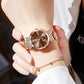 Cadeau du Nouvel An - Montre Étoile et Lune à La Mode en Diamant pour Femmes